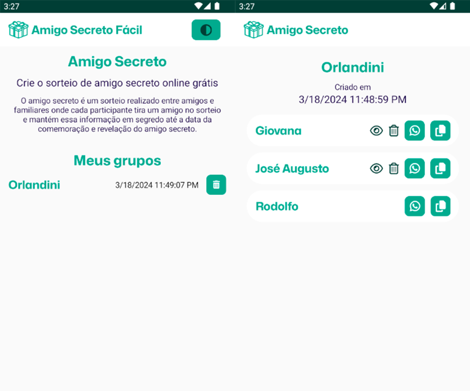 Apps para el sorteo del amigo secreto - Amigo Invisible Sorteo Fácil