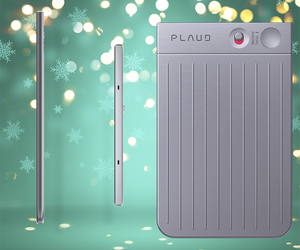 Ideas de regalos tecnológicos para adolescentes en Navidad - Plaud Note