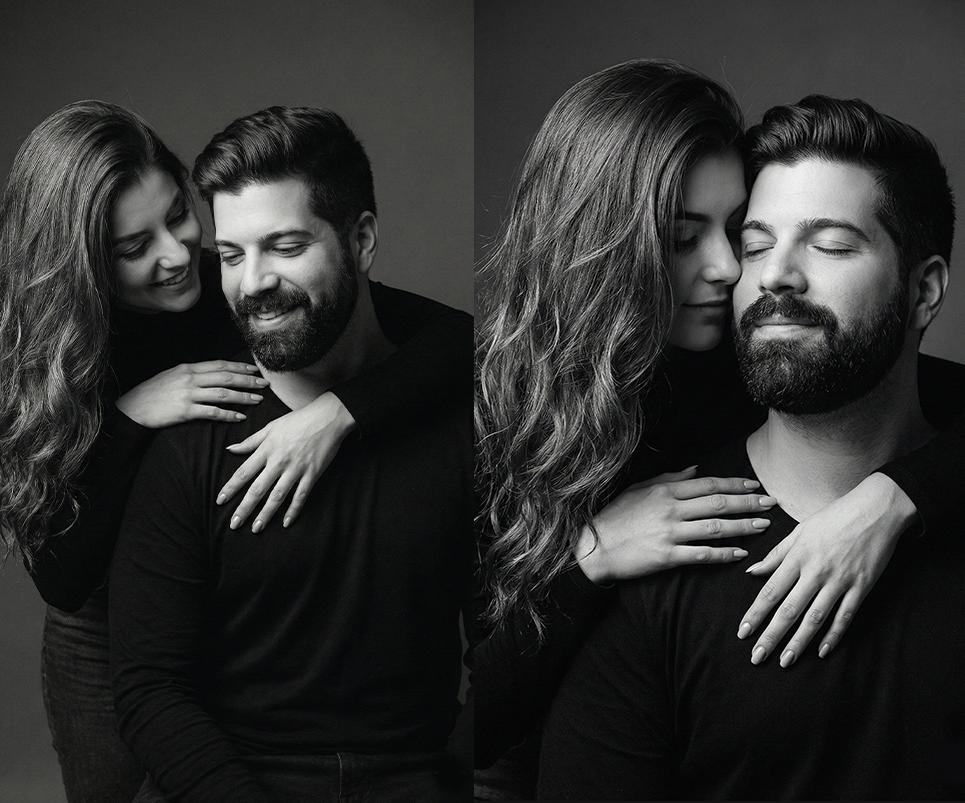 Prompt para fotos en pareja Gemini - Íntimo en estudio