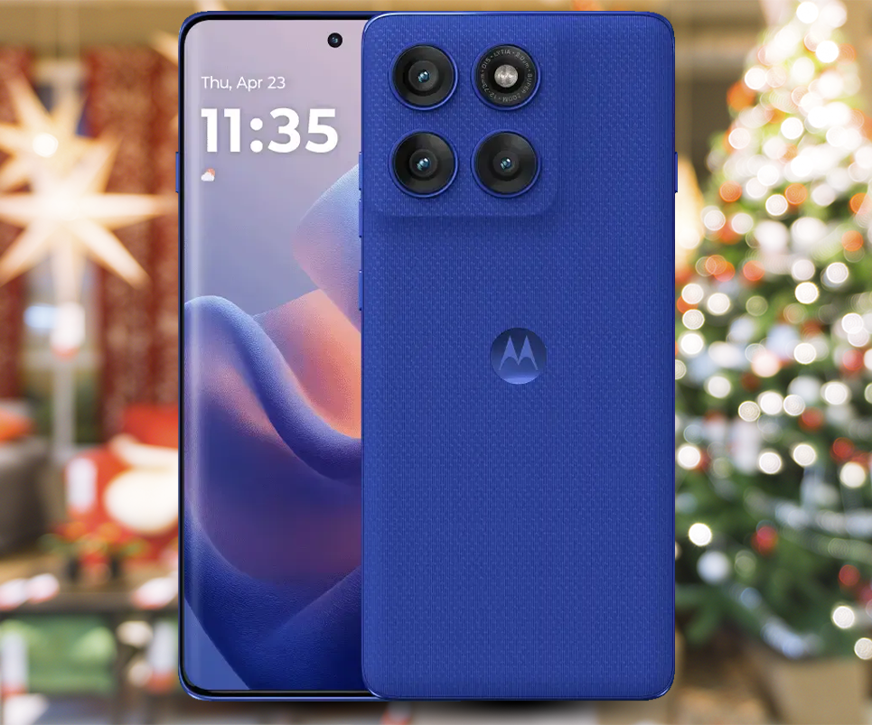 Mejores teléfonos para regalar en Navidad a adultos mayores - Motorola Edge 60 Pro