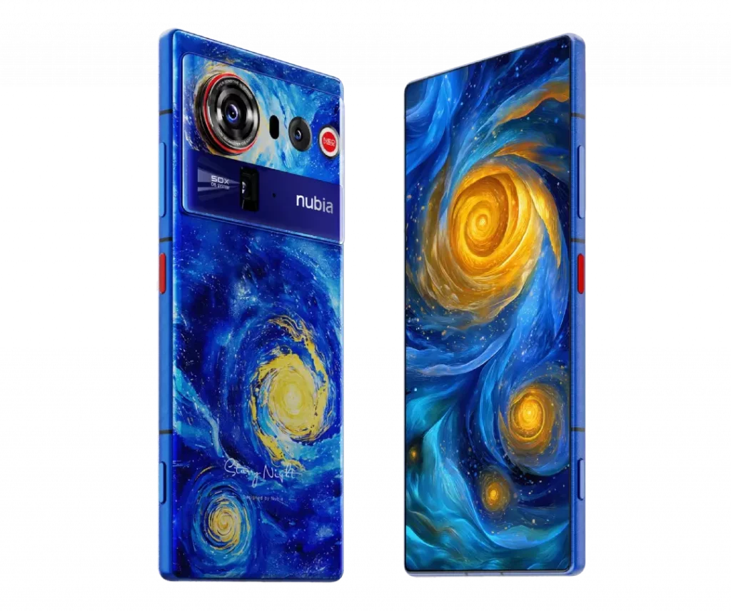 Nubia Z80 Ultra Starry Night diseño
