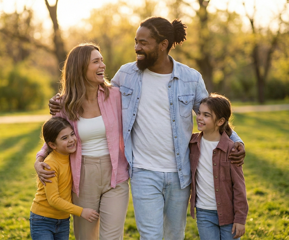 Prompts para crear para fotos familiares de 4 con Gemini