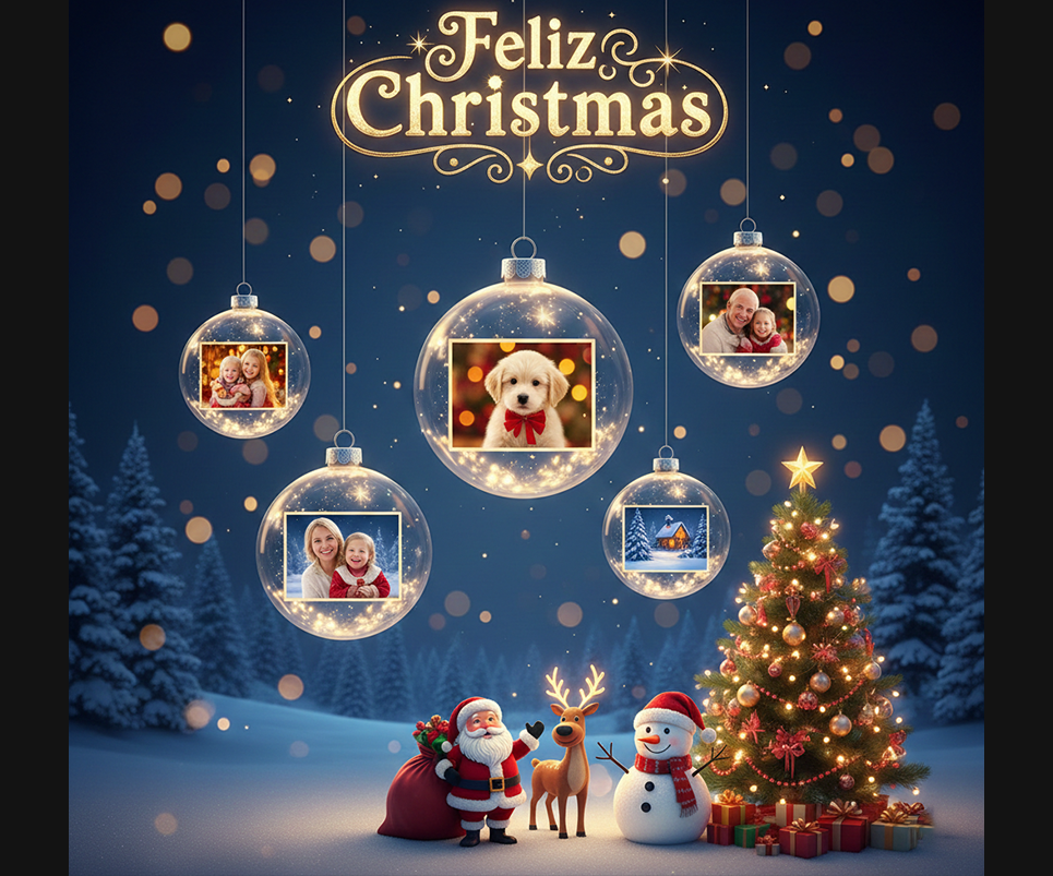 Mejores prompts para crear fondos de pantalla navideños con Gemini