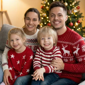 Prompts para fotos de Navidad en familia con Gemini