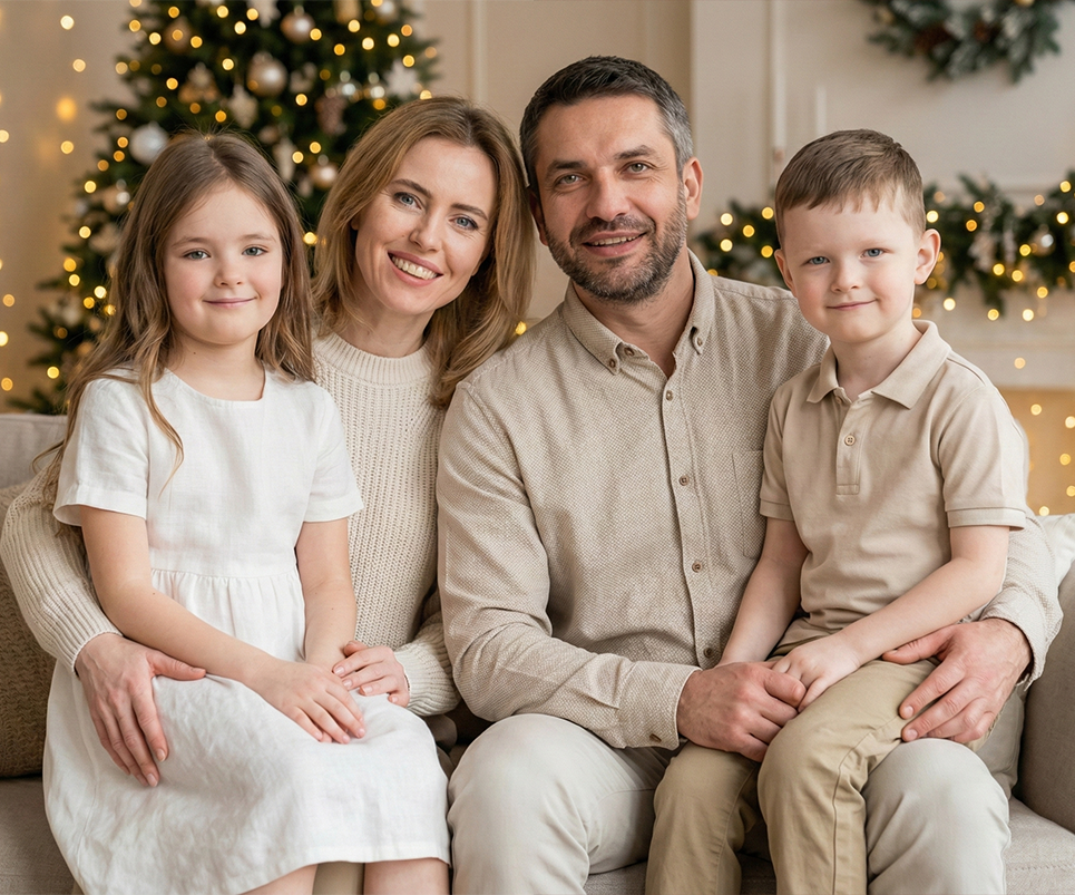 Mejores prompts para fotos de Navidad en familia con Gemini