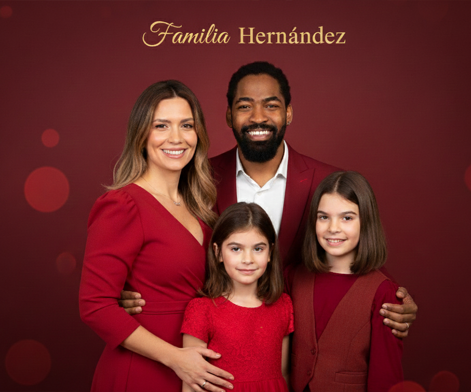 Mejores prompts para fotos de Navidad en familia con Gemini