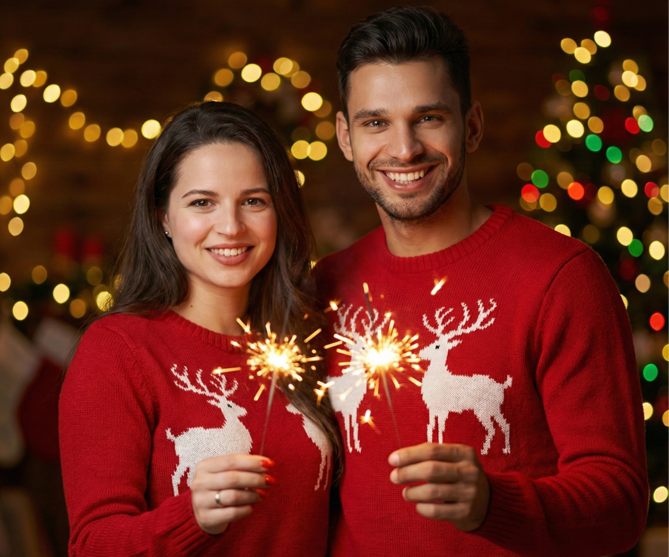 Mejores prompts para fotos de Navidad en pareja con Gemini