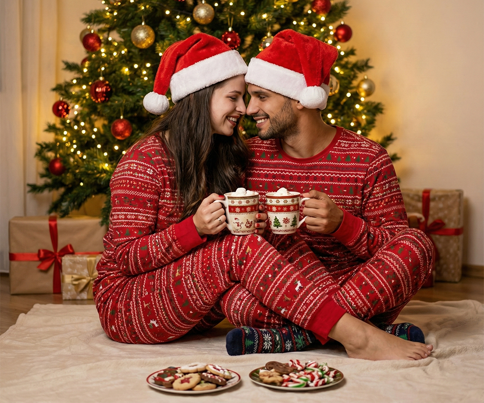 Mejores prompts para fotos de Navidad en pareja con Gemini