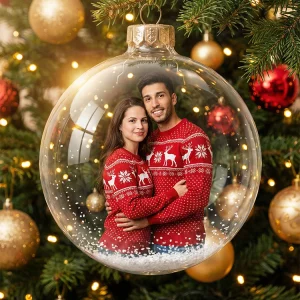 Prompts para fotos de Navidad en pareja con Gemini