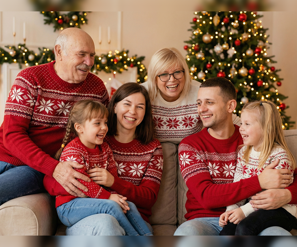 Mejores prompts para fotos de Navidad en familia con Gemini