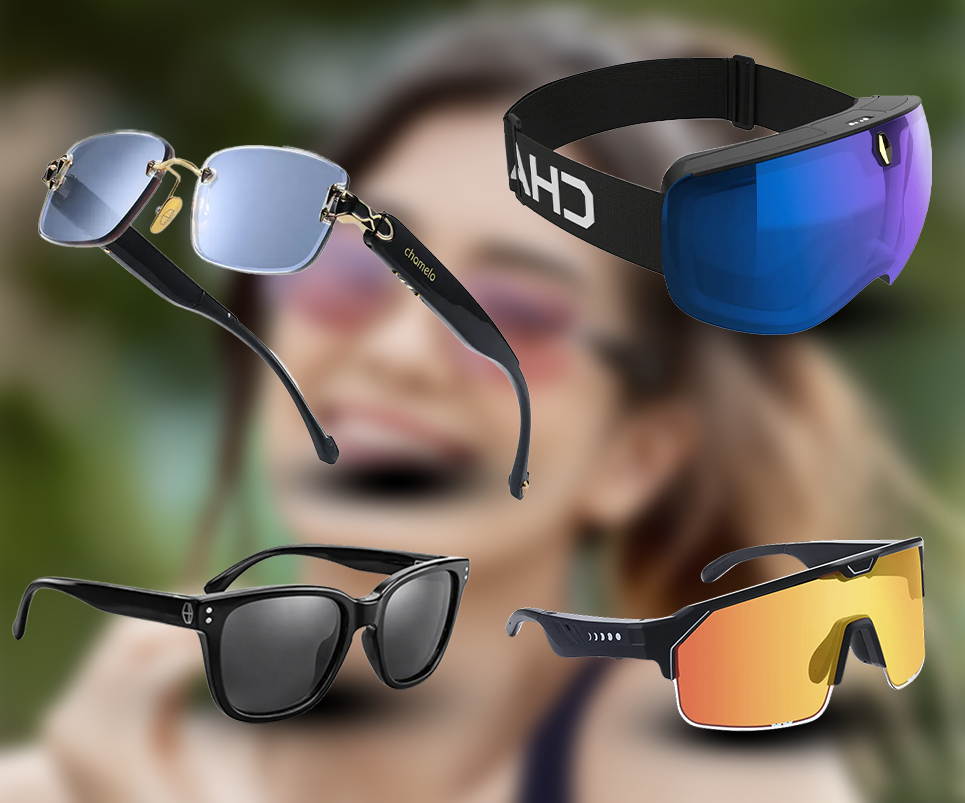 Gafas inteligentes que cambian de color de Chamelo - Variedad de diseños