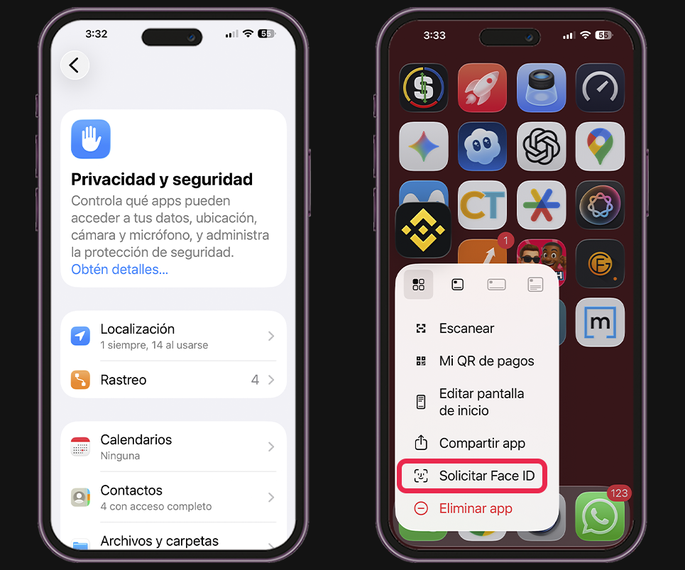Trucos de Apple para el Día de la Privacidad de los Datos - Bloquear u ocultar una app