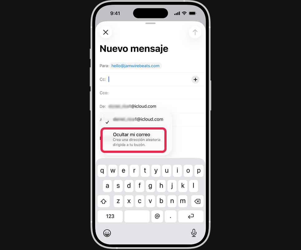 Trucos de Apple para el Día de la Privacidad de los Datos - Mantener tu correo en privado