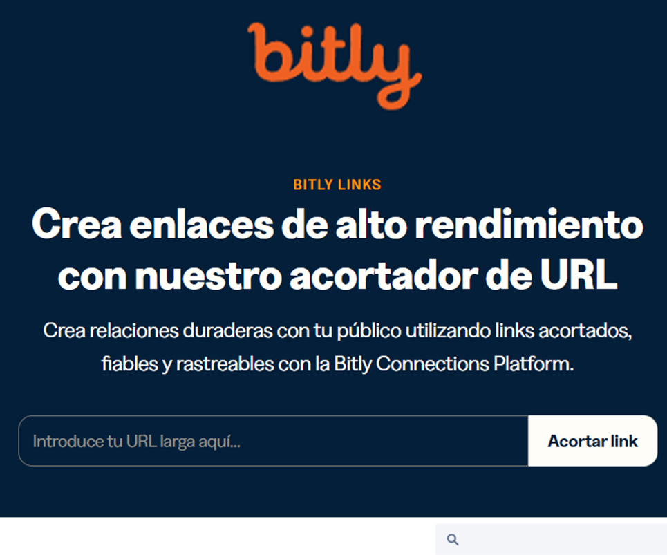 Mejores acortadores de URL en 2026 - Bitly