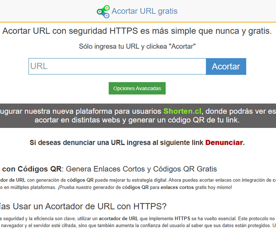 Mejores acortadores de URL en 2026 - Acortar URL gratis