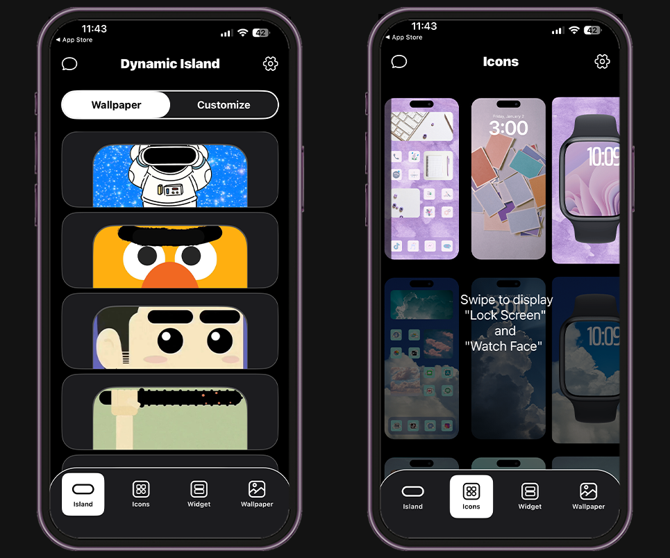 Aplicaciones para usar la Isla Dinámica - Dynamic Notch Wallpapers