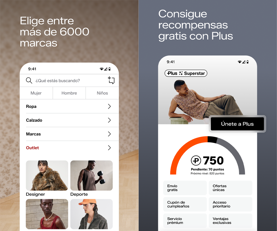 Apps de compras online - Zalando