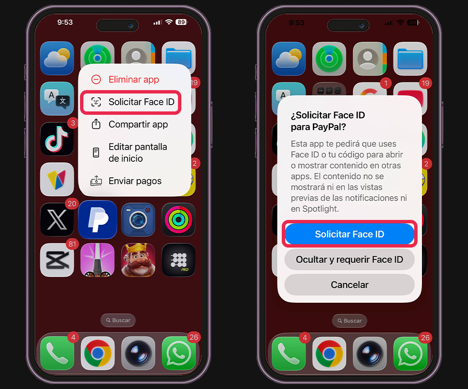 Proteger tu iPhone en 5 pasos - Bloquea apps sensibles con Face ID