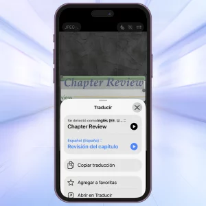 Cómo traducir en iPhone textos e imágenes sin instalar apps