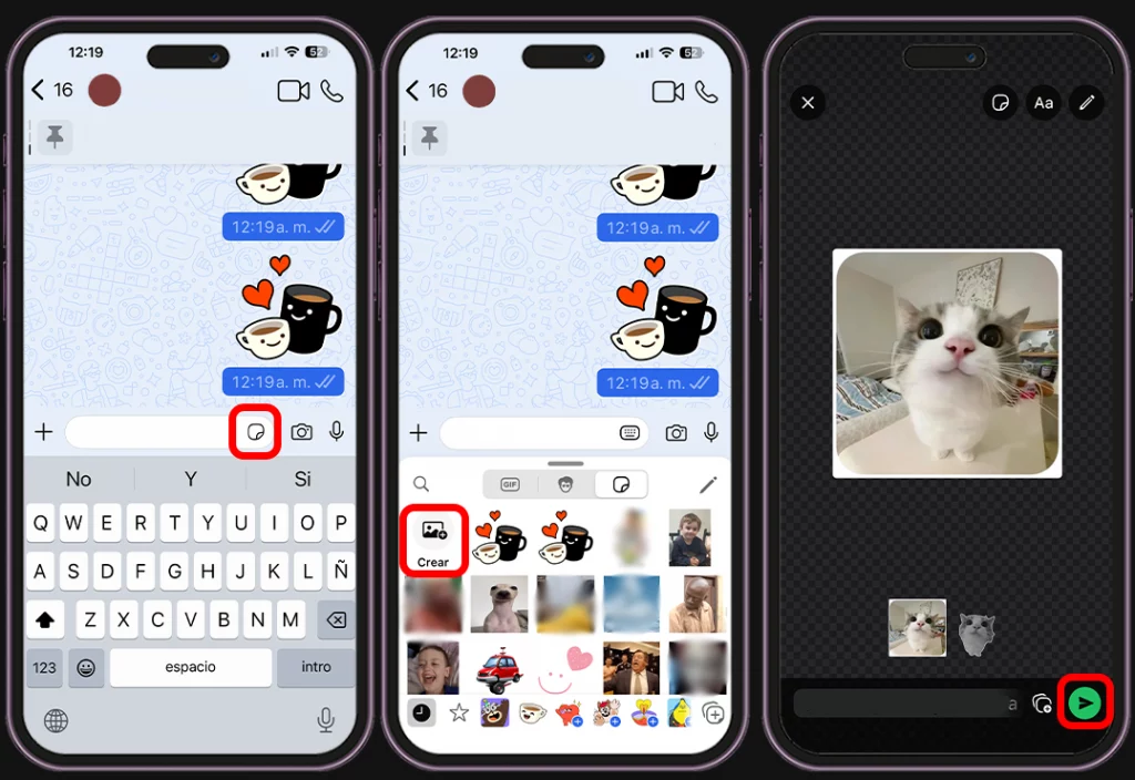 Stickers de Telegram en WhatsApp - Crea el sticker en WhatsApp
