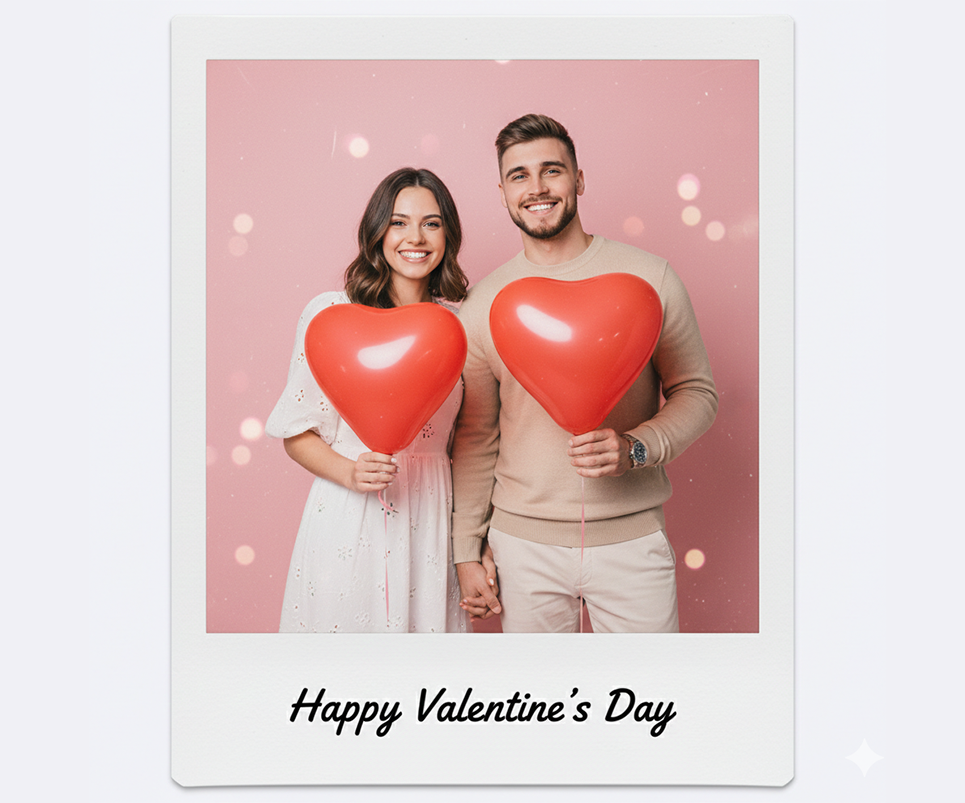Mejores prompts para fotos de parejas en San Valentín con Gemini