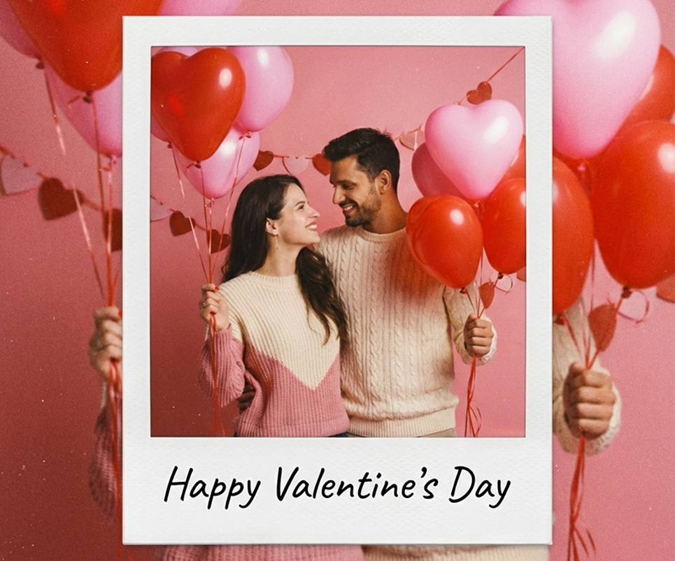 Prompts para fotos de parejas en San Valentín con Gemini