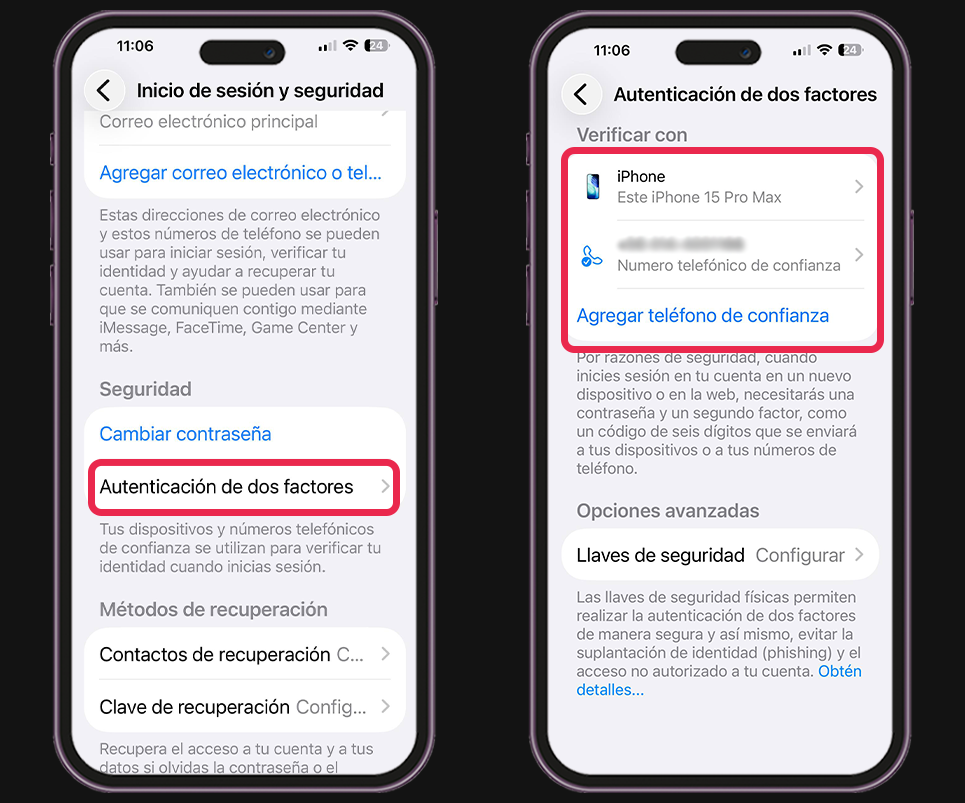 Introduce el código que recibas por SMS