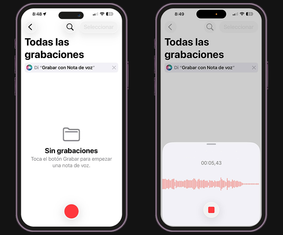 Comprueba si el micrófono del iPhone funciona