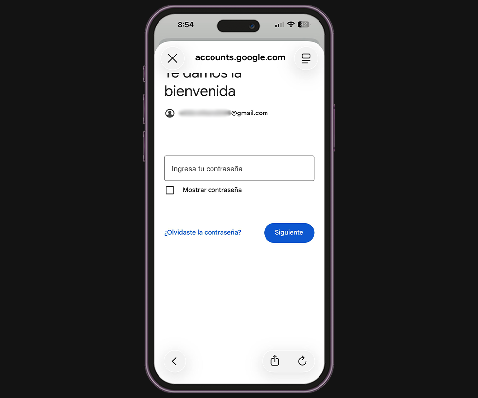 Contraseñas que desaparecen en iPhone