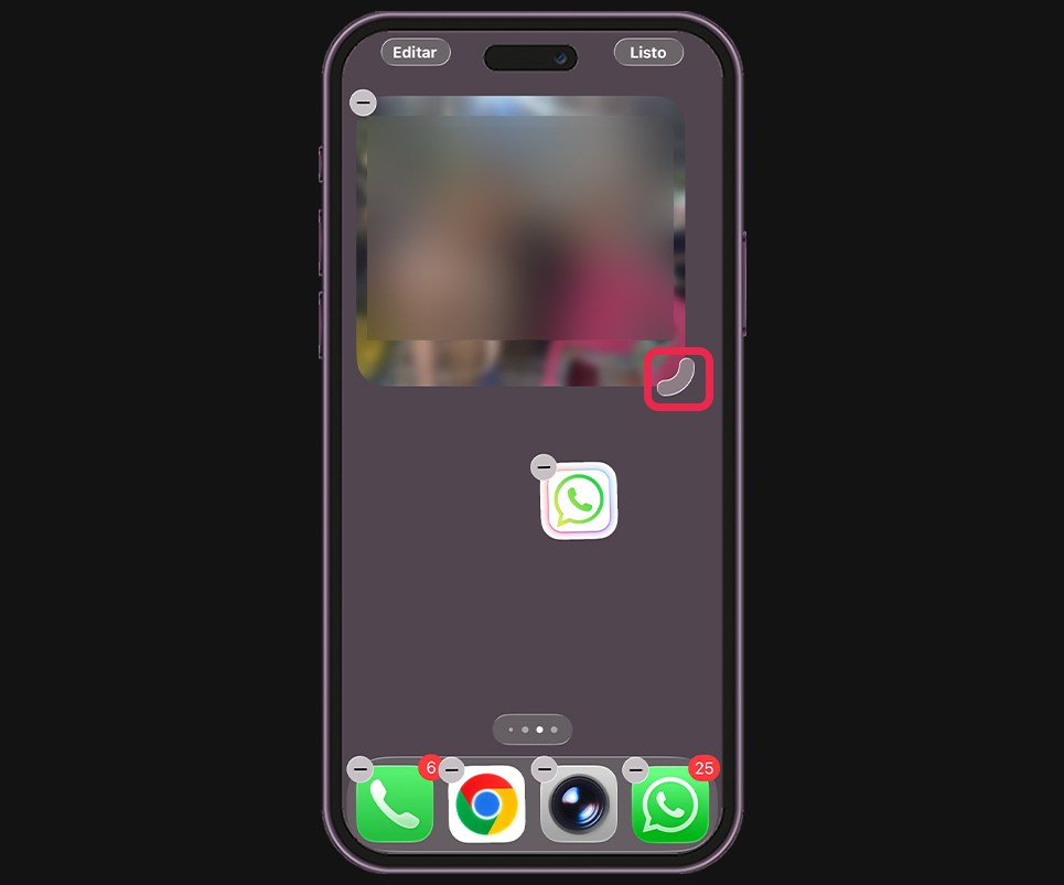 Cómo poner un widget de fotos en tu iPhone - Elige el tamaño del widget