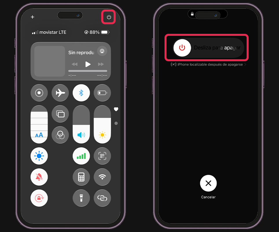 GPS del iPhone no funciona - Reinicia el iPhone