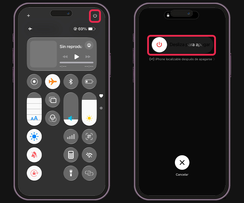 Cómo quitar el modo auriculares en iPhone - Reinicia tu iPhone
