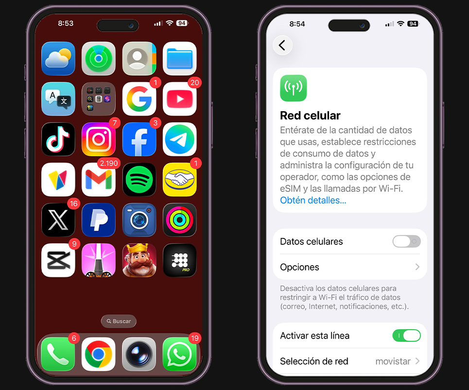 Error en la llamada iPhone - Revisa la cobertura