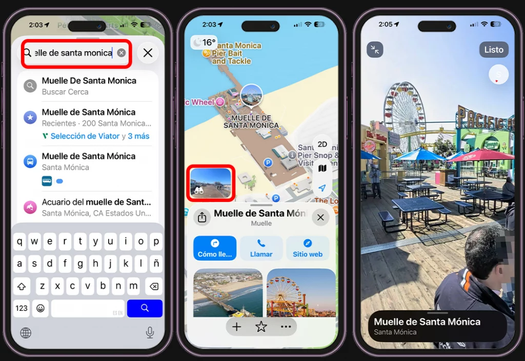 Cómo activar el modo oculto modo oculto de Apple Maps - buscando un lugar específico