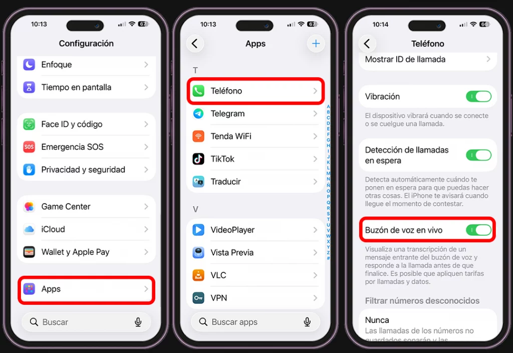 Trucos de iOS - Transcripciones del buzón de voz