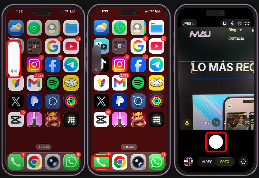 Pasos para activar el modo silencio en iPhone
