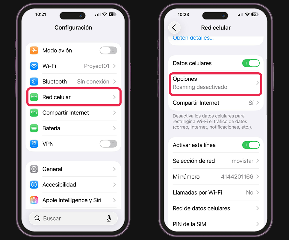 Trucos de iOS - Uso del 5G para equilibrar batería y rendimiento