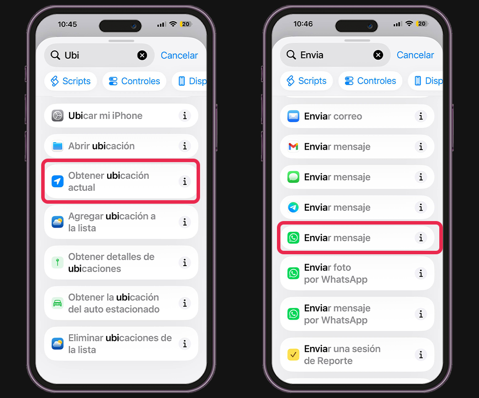 Atajo para enviar tu ubicación en segundos