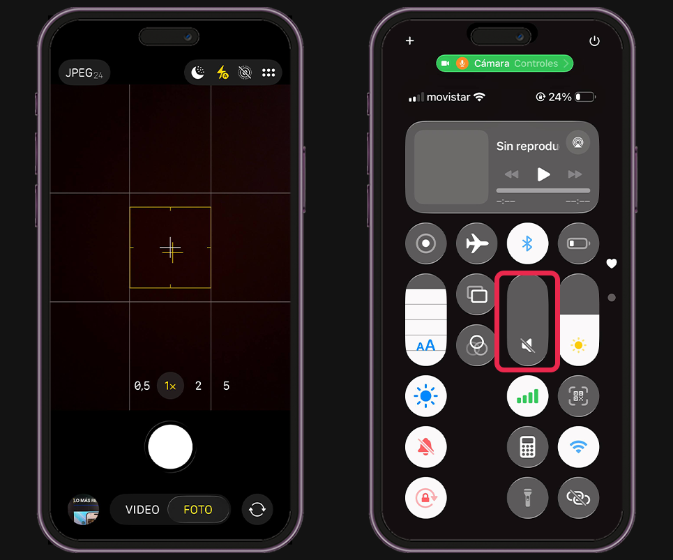 Cómo quitar el sonido de la cámara en el iPhone - Baja el volumen