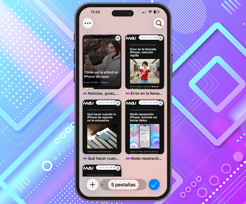 Cómo cerrar todas las pestañas en iPhone