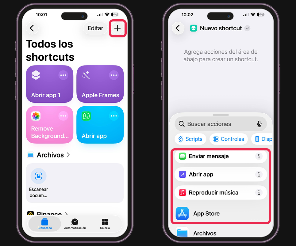 Así puedes crear un atajo personalizado en iPhone