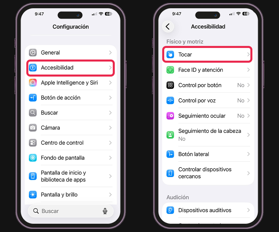 Trucos de iOS - Parte trasera en un botón adicional