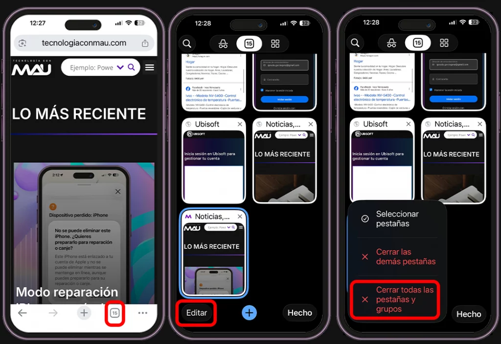 Prueba con otros navegadores
