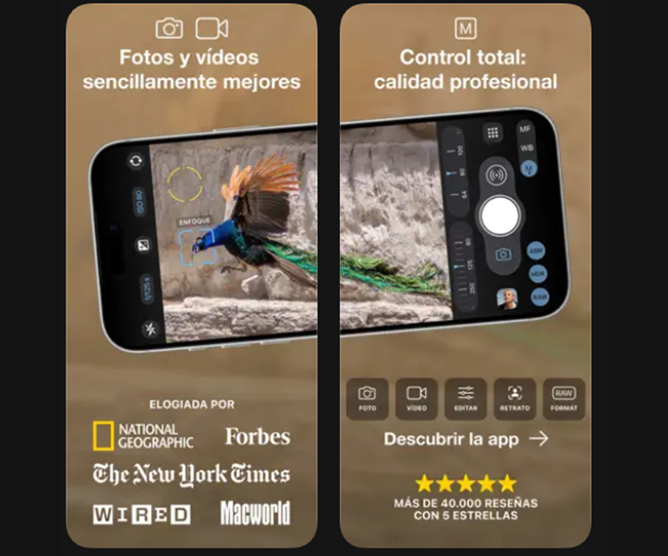 Mejores apps para fotografiar la luna - ProCamera