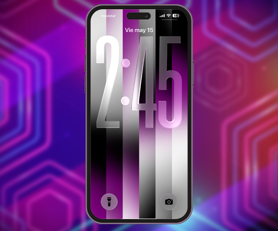 Cómo agrandar el reloj de tu iPhone