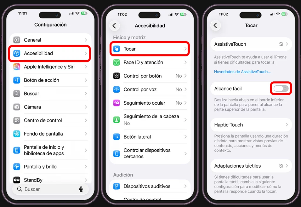 Pasos para desactivar que el iPhone baje la pantalla
