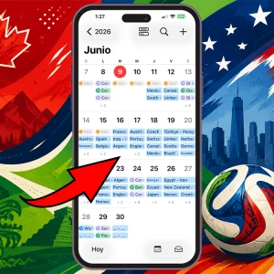 Cómo añadir el Mundial 2026 al iPhone en 1 minuto