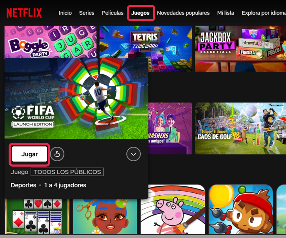 Así puedes jugar gratis FIFA World Cup 2026 en Netflix