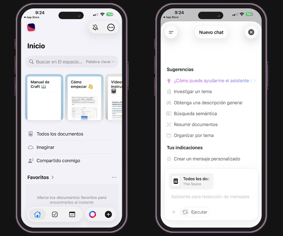 Las 6 mejores alternativas a Notion para iPhone en 2026 - Craft