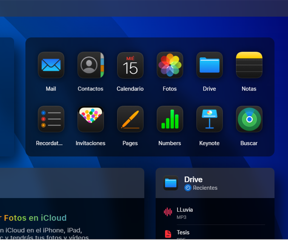 Membresías premium que sigo pagando - iCloud
